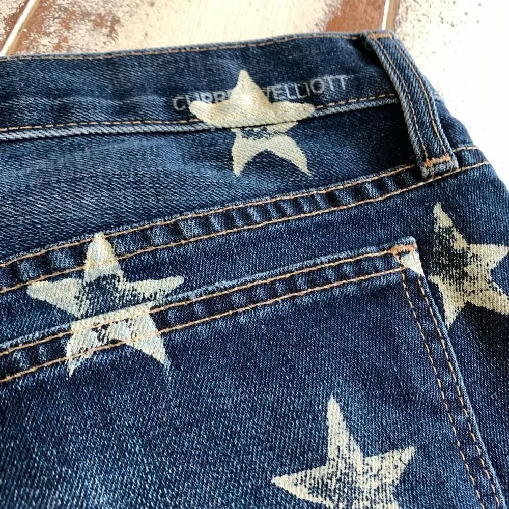 Current/Elliott star boyfriend denim short size 28